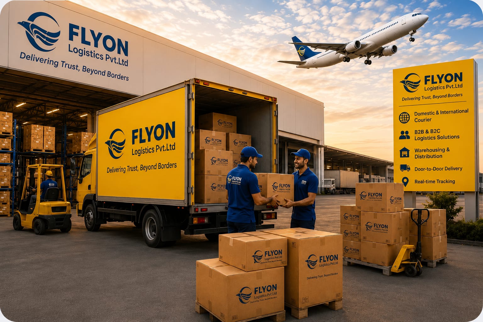 FlyOn Logistics warehouse operations